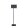 Porta menu A4 - slim - preto