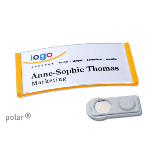 Badge 70x30 - polar - magnético Badge 70x30 - polar - magnético