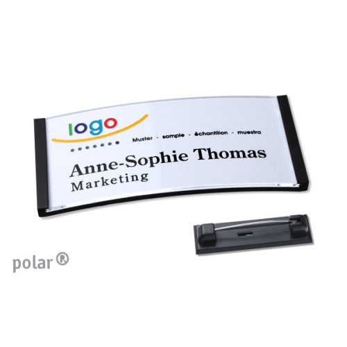 Badge 70x30 - polar - alfinete Badge 70x30 - polar - alfinete