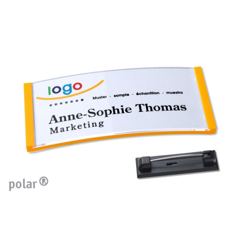 Badge 70x30 - polar - alfinete Badge 70x30 - polar - alfinete