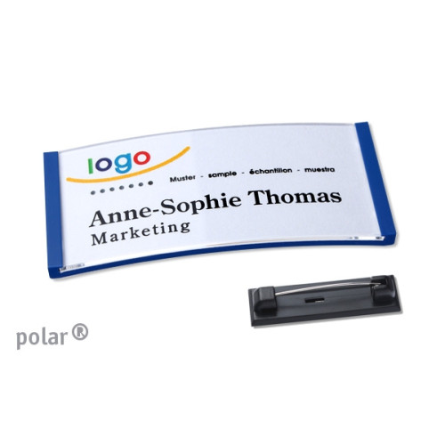 Badge 70x30 - polar - alfinete Badge 70x30 - polar - alfinete