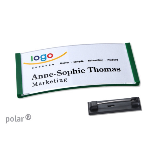 Badge 70x30 - polar - alfinete Badge 70x30 - polar - alfinete