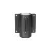 Suporte mural preto - fita preta 2m
