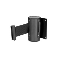 Suporte mural preto - fita preta 2m