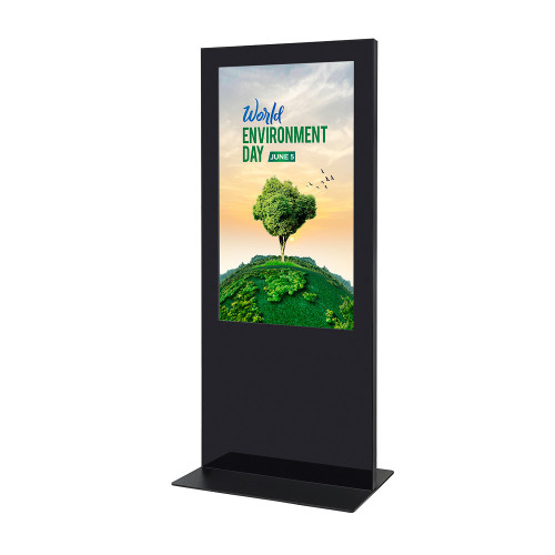 Totem digital 55'' - slim - preto Totem digital 55'' - slim - preto