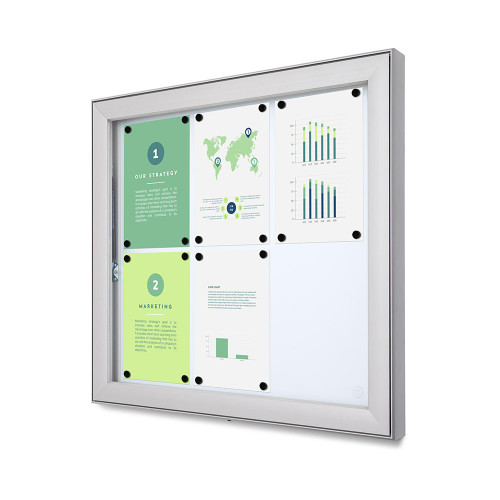 Vitrine mural 6xA4 - exterior - deep Vitrine mural 6xA4 - exterior - deep