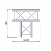 Truss 35 - 4 - peça T 3 vias - 90º