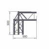 Truss 35 - 3 - canto 3 vias C32 90º