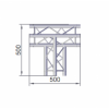 Truss 35 - 3 - canto T 3 vias C36 90º