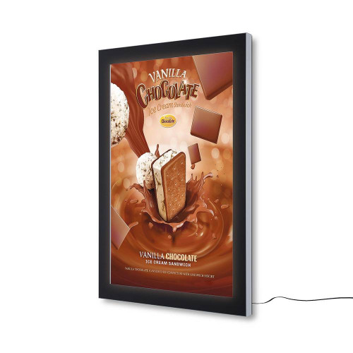 Vitrine para poster A0 para exterior iluminada - premium