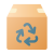 Caixa reciclada 