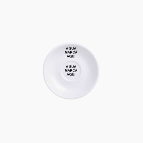 Pires redondo - Ø12 cm - branco