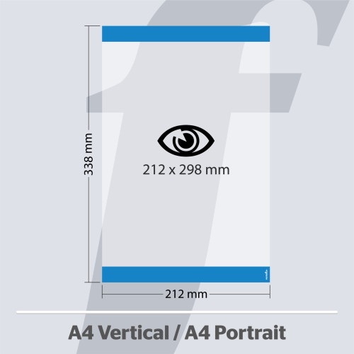 Bolsa adesiva slim A4 V