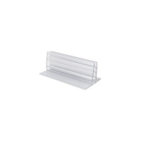 Suporte PVC com adesivo - 77x40 mm Suporte PVC com adesivo - 77x40 mm